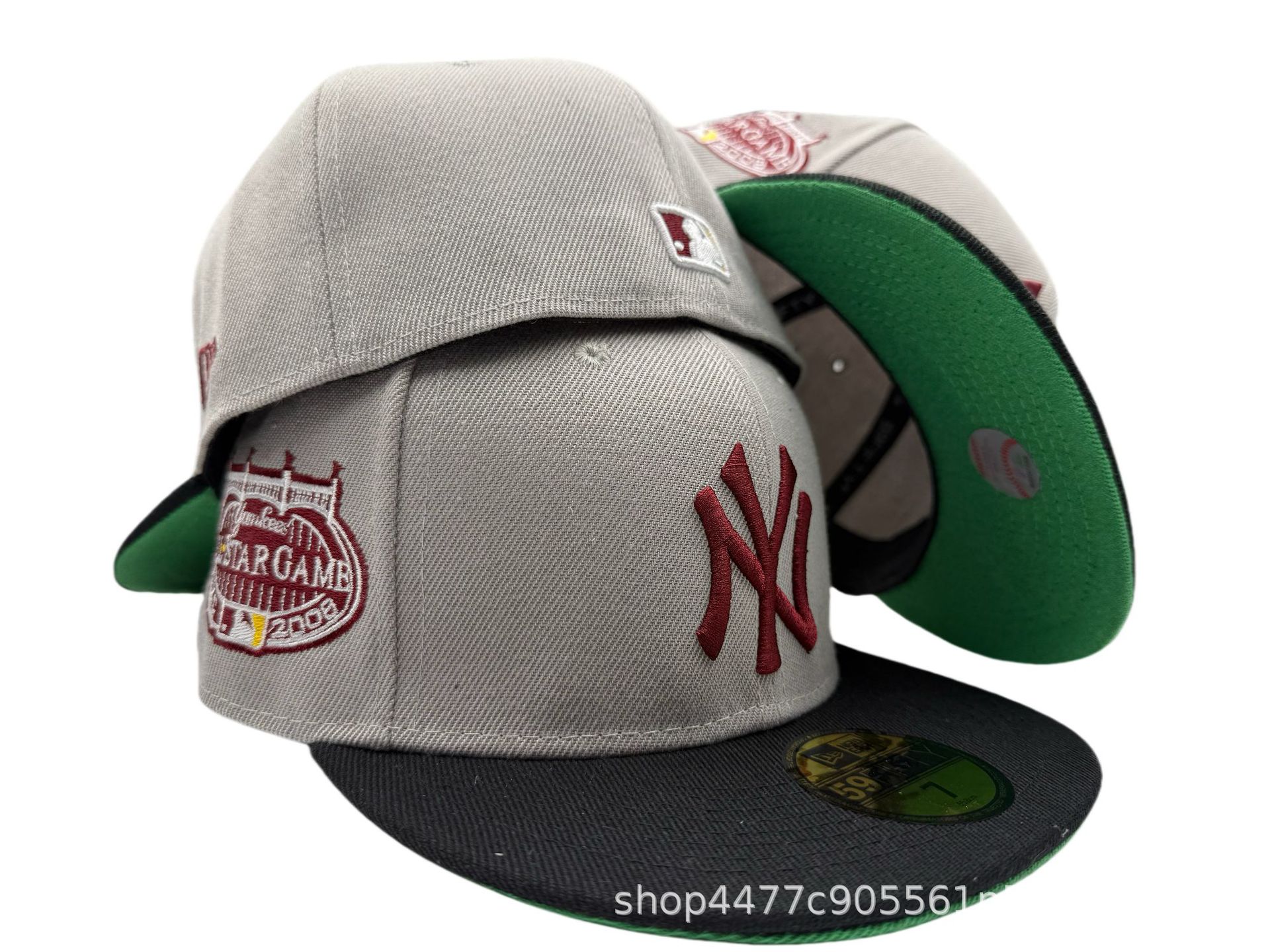 Sombreras de béisbol totalmente cerradas para hombres no ajustables, sombreros de baile callejero totalmente cerrados, sombreros de borde plano, sombreros de tamaño americano