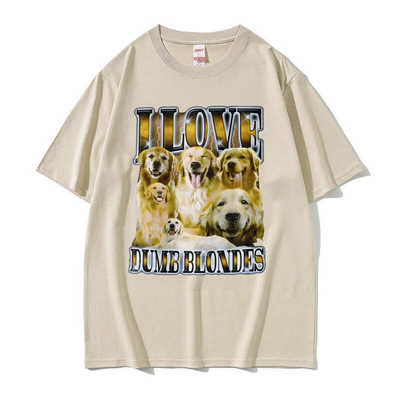 Retro fashionable black white red T-shirt for men and women