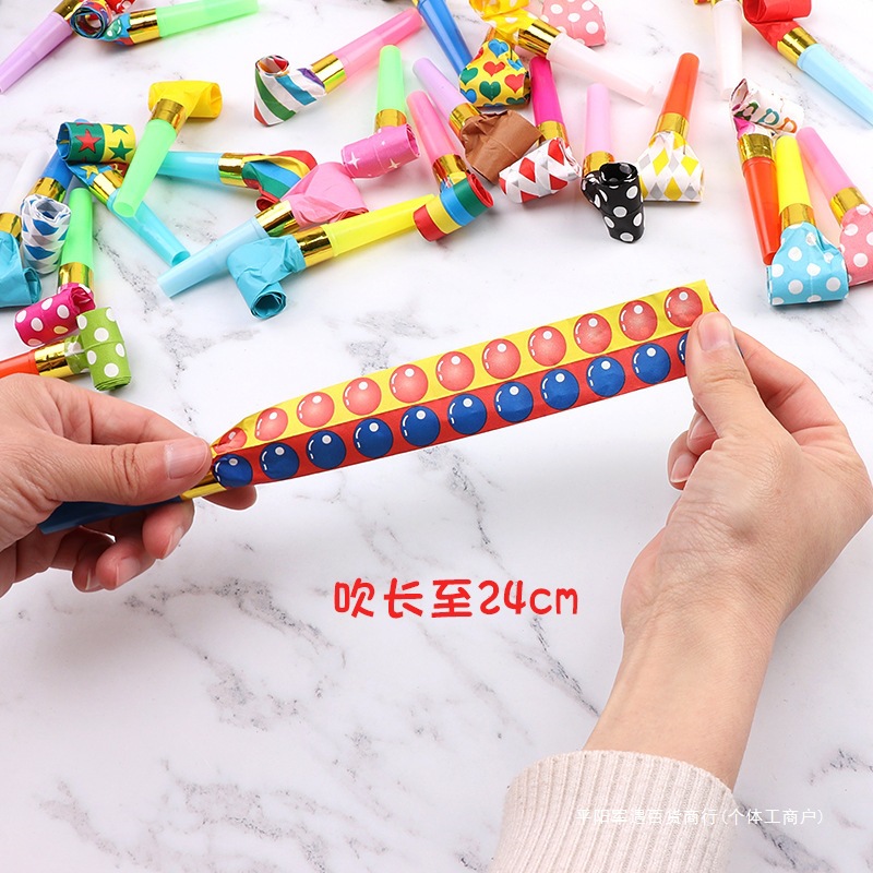 창조적 인 어린이 상 귀여운 드래곤 휘파람 망원경 휘파람 휘파람 롤  의 생일 파티 도움을 경적