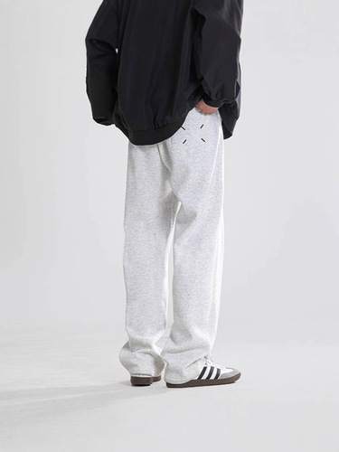 New trendy, simple, versatile, fashionable Harajuku popular Insta Japanese lazy loose thin long pants for men