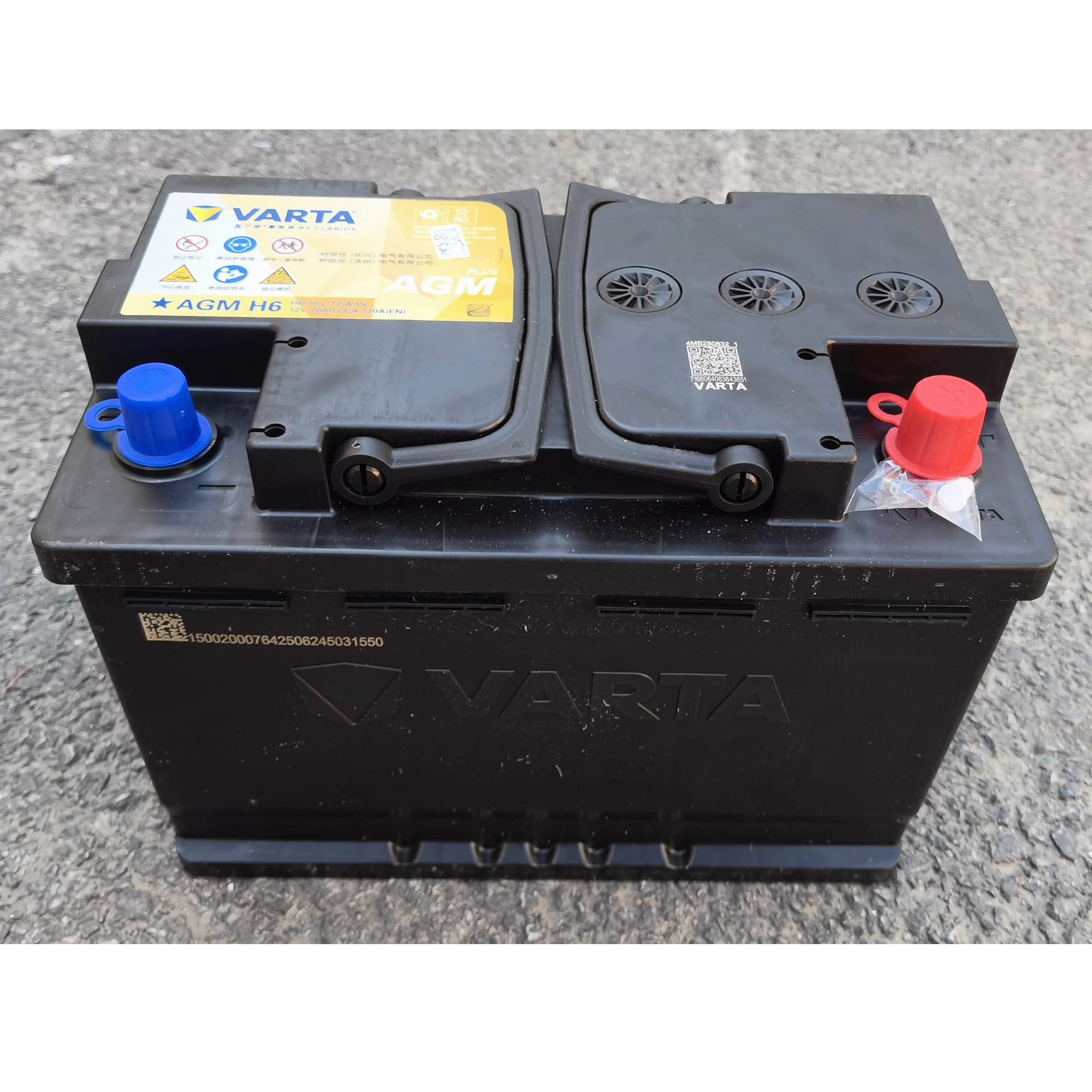 Varta 6-Qf-70Ah Agm Start-Stop Car Battery H6-70-L-T2-A 12V70Ah