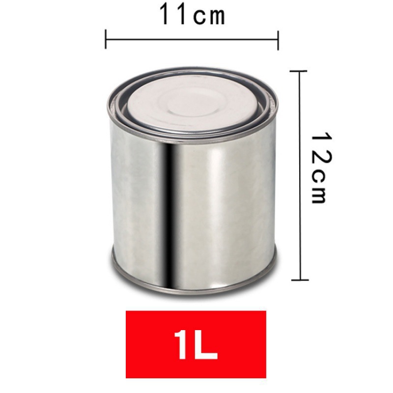 油漆桶空铁桶涂料桶调漆打包沥青复古取样桶工具小型密封罐圆桶