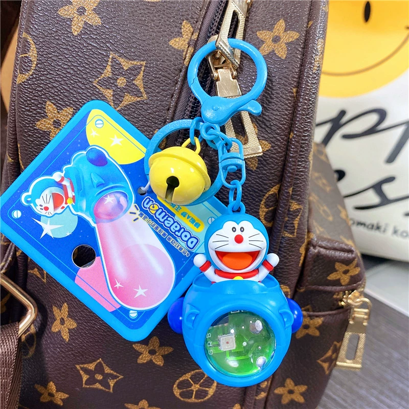 Брелок Doraemon «Космический корабль» со светом, антистресс подвеска, 10×5×10 см