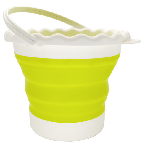 Ceramic Silicone Portable Folding Bucket Multifunctional Outdoor Travel Art Student Pigment Water Storage Telescopic Pen Wash Bucket