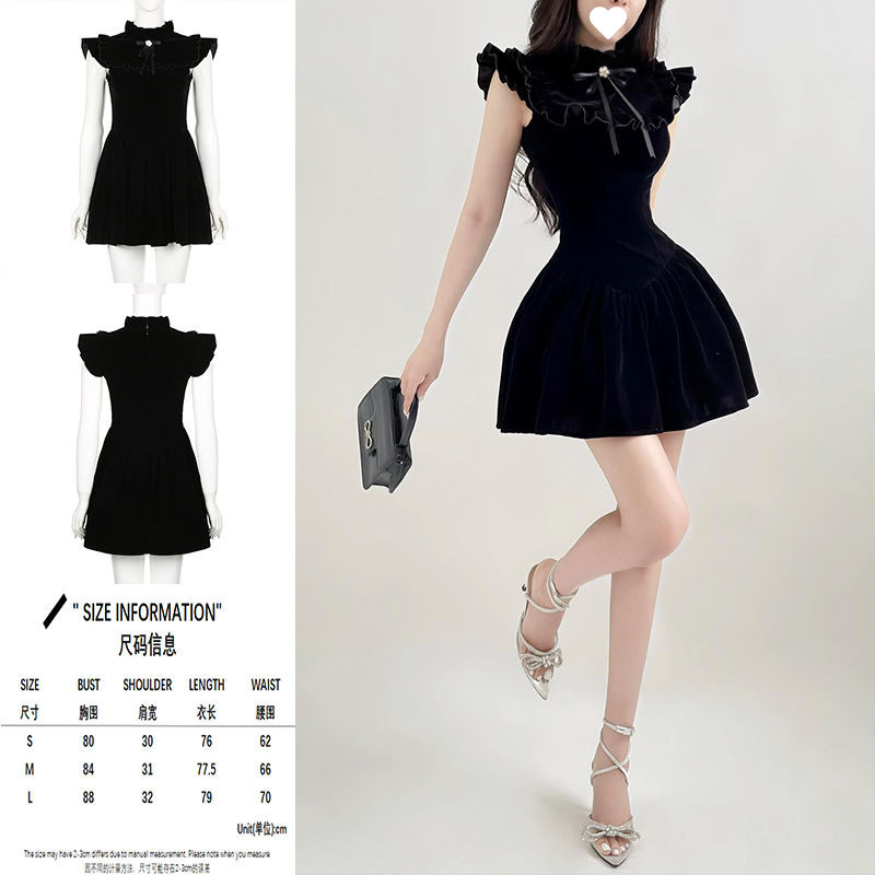 IAMSURE 【フレンチドレス】サスペンダーワンピース レディース サマーショートスカート # ロマンチックなドレス # ホットガールAラインスカート|undefined
