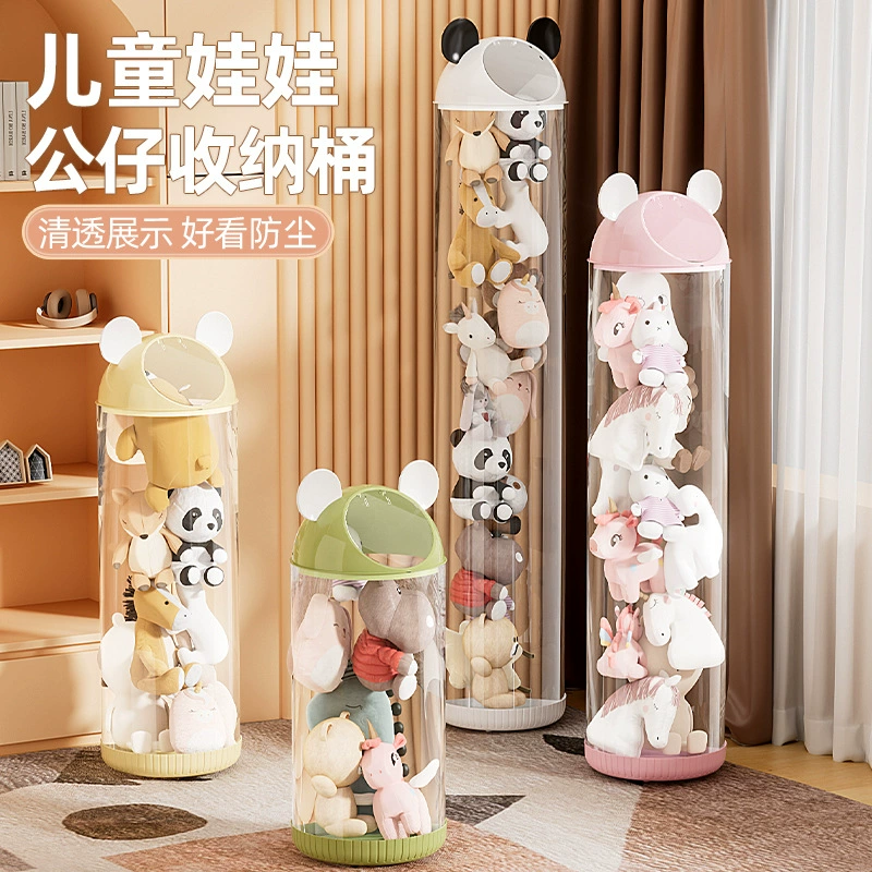 Doll, storage system, plush toy