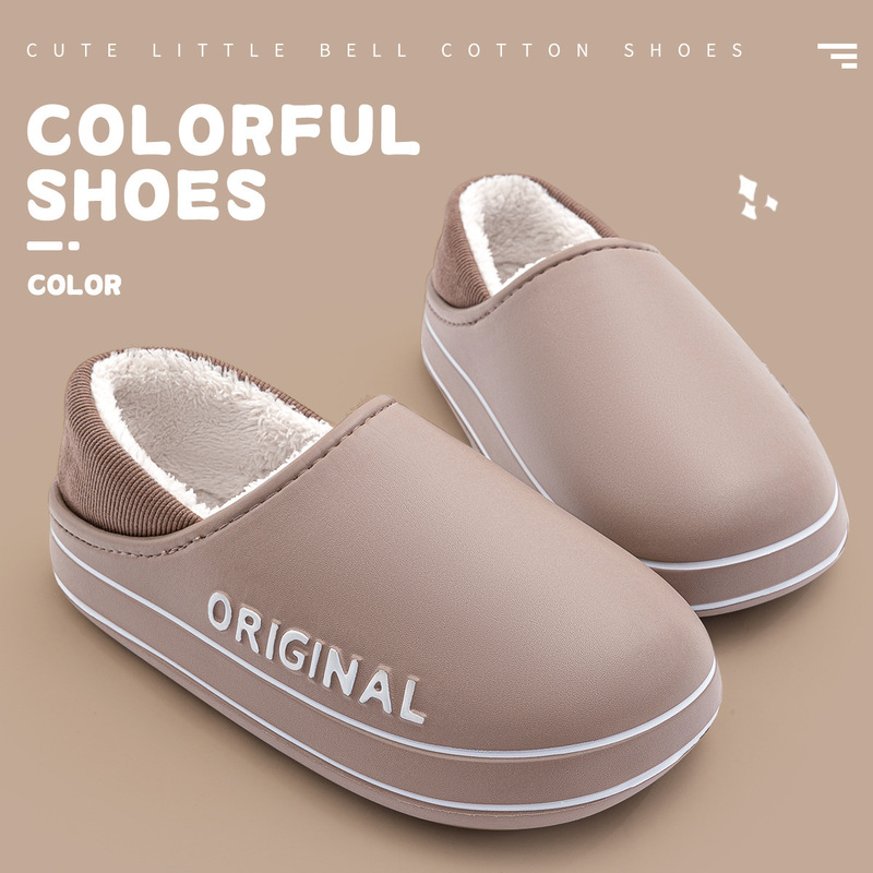 Cotton Slippers Waterproof, Stain-Resistant and Non-Slip Cotton Shoes for Men in Autumn and Winter New Couple Indoor Home Bag with Cotton Slippers for Men Cotton Slippers Waterproof, Stain-Resistant and Non-Slip Cotton Shoes for Men in Autumn and Winter New Couple Indoor Home Bag with Cotton Slippers for Men