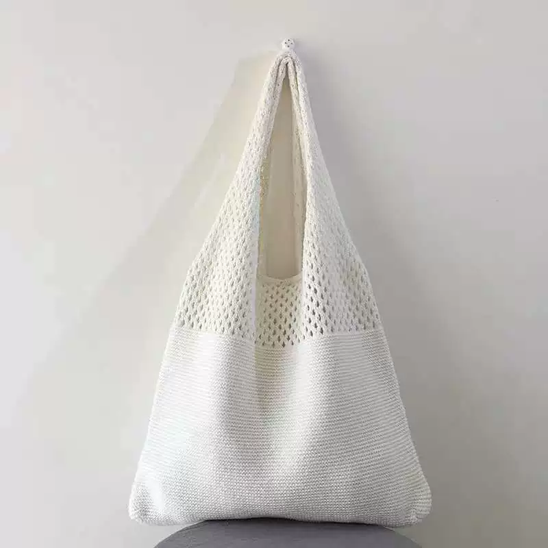 Летняя сумка вязаная плечевая, 20×16,1×13 см, 0,198 кг, много цветов