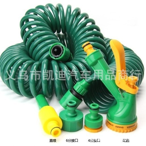 供应 海伦洗车水枪 伸缩洗车管 六件套洗车水枪 EVA花园水管20米