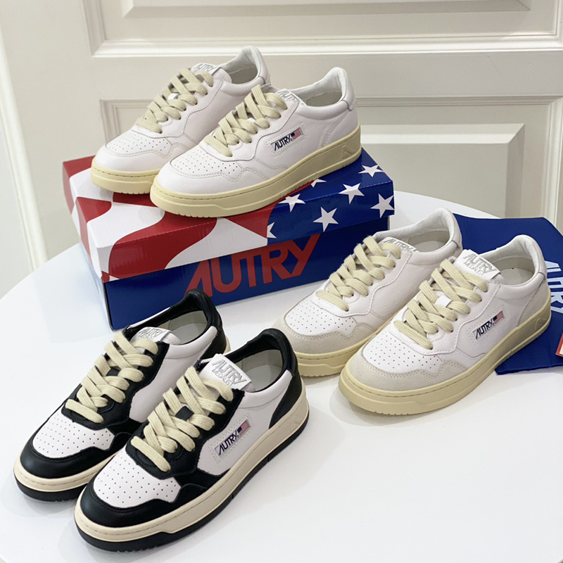 American Trendy Brand Autry Pure Original White Shoes Breathable Sweat-Absorbent Towel Cloth Casual Sneakers Student White American Trendy Brand Autry Pure Original White Shoes Breathable Sweat-Absorbent Towel Cloth Casual Sneakers Student White