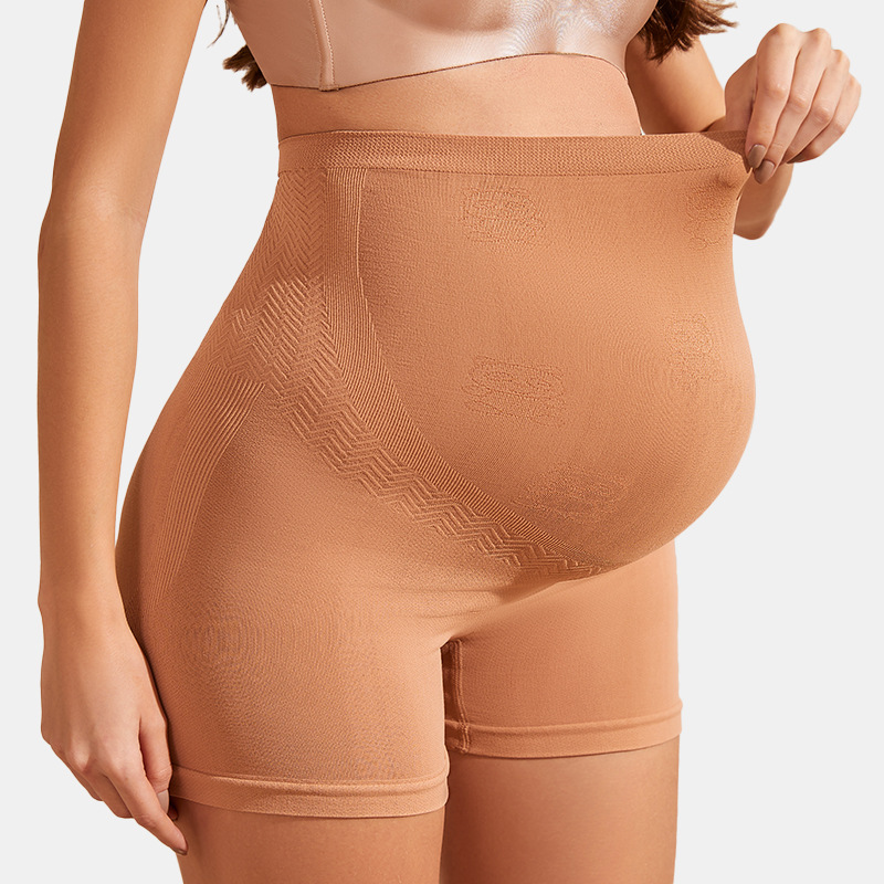 Factory Wholesale Maternity High-Waisted Underwear, Belly Support, Large Size Pregnancy Safety Pants, Leggings, Breathable and Comfortable Belly Support Pants