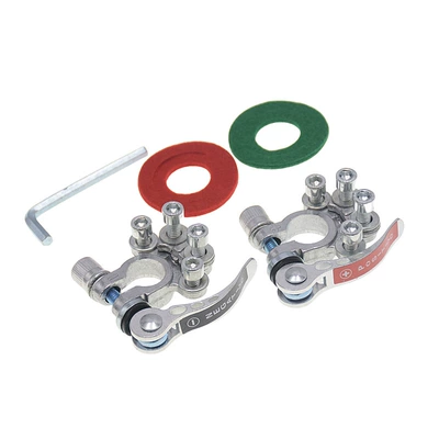 Ready Supply of Quick Disassembly Power supply, ignition system accessories - a-pair-of-silver-aluminum-alloy-models-about-143-grams