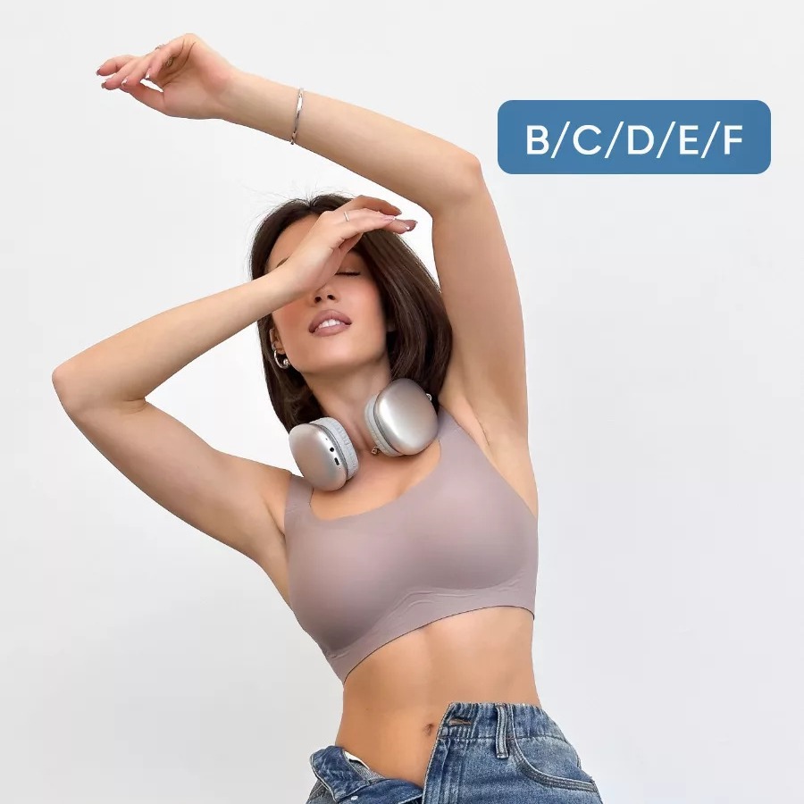 Plus Size Wire-Free Strapless Bra For Women Seamless Comfort CF Cup Lingerie Reduces Side Fat Prevents Sagging_voghion.com