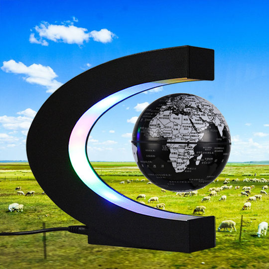 Magnetic Levitation Globe 3 Inch Luminous Ball Business Gifts Office Ornaments Student Birthday Gift Nightlight Wholesale