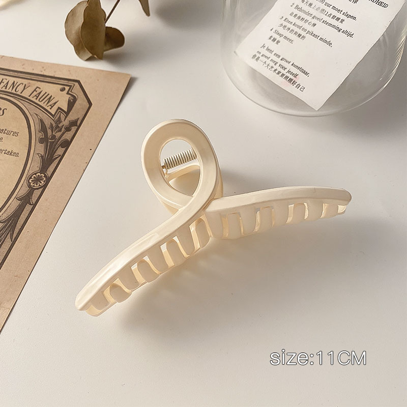 Clip de agarre Clip de tiburón grande para mujer Sensación de alto nivel en la parte posterior de la cabeza Horquilla para el cabello Clip de agarre para el cabello Tocado Horquilla 2025 Nuevo