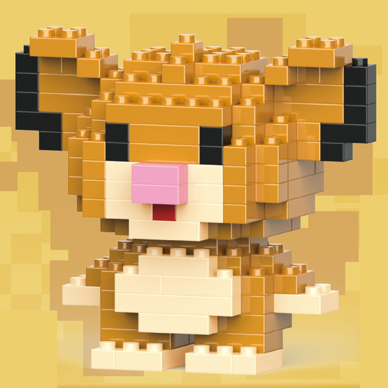 Compatible con bloques de construcción de Lego, huevos, dibujos animados, muñecas de animales, juguetes de ensamblaje de rompecabezas para niños, puestos transfronterizos al por mayor