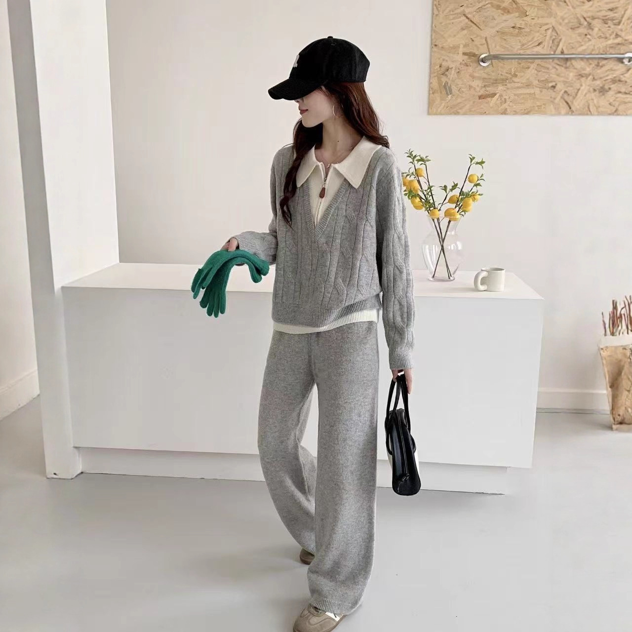 Autumn set with zipper