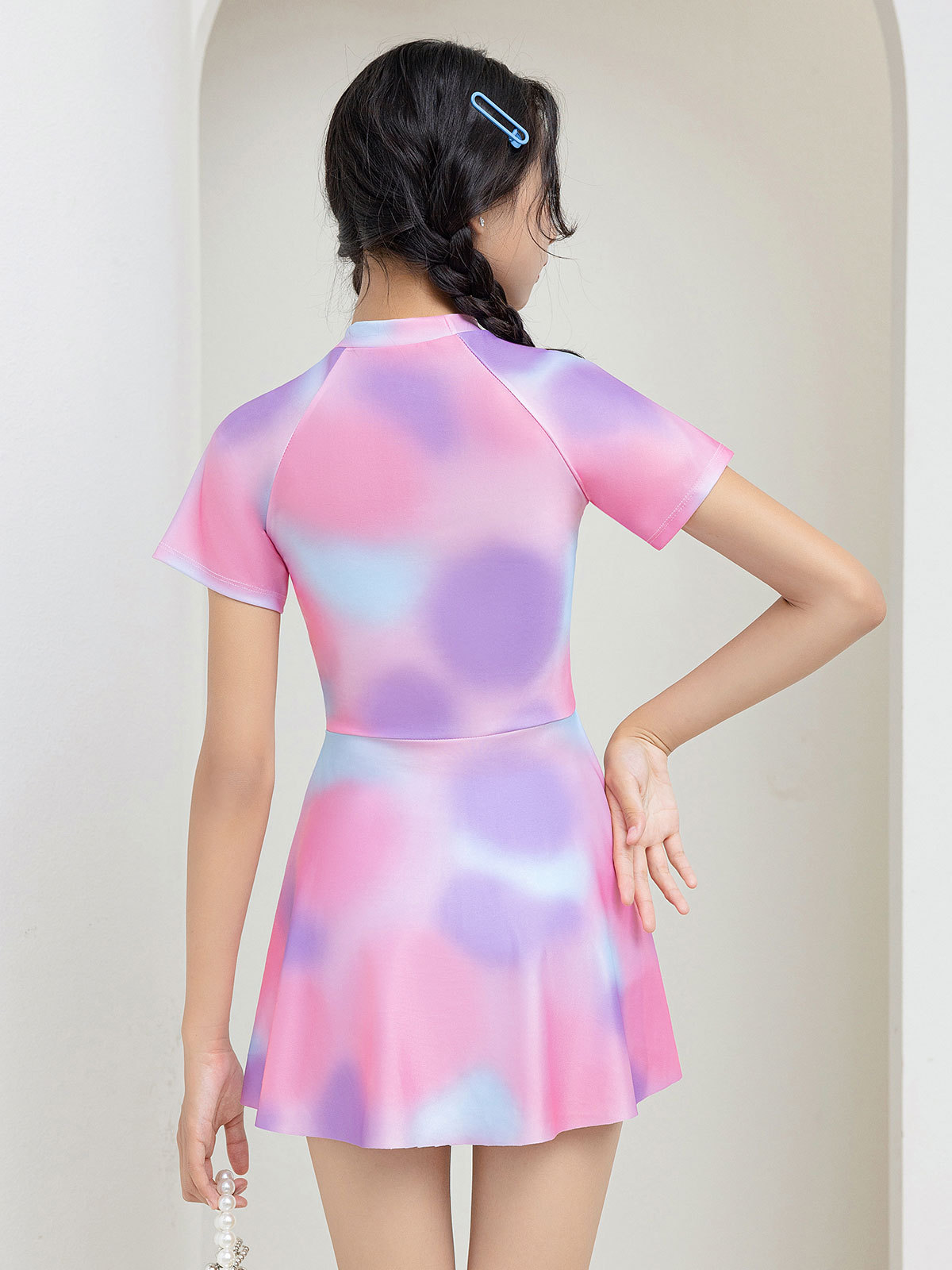 trajes de baño para niños niñas niños de mediana edad 2024 nuevos trajes de baño conservadores para estudiantes de secundaria