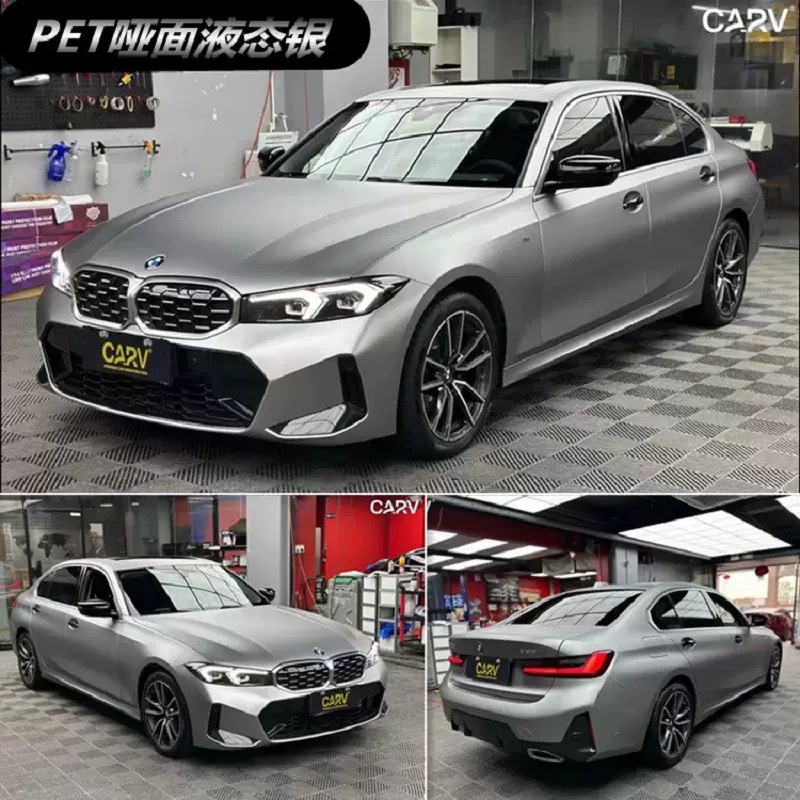 Pet Car Color Change Film, Kappino Factory-Produced Crystal Color Change Film, Liquid Metal Silver Car Body Wrap, Car Paint