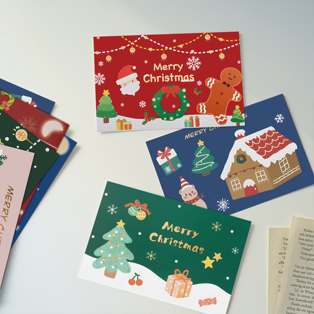 40 Christmas Little Happiness Cards for Wall, Desk Decoration, Gift, Greeting, Message, Postcard