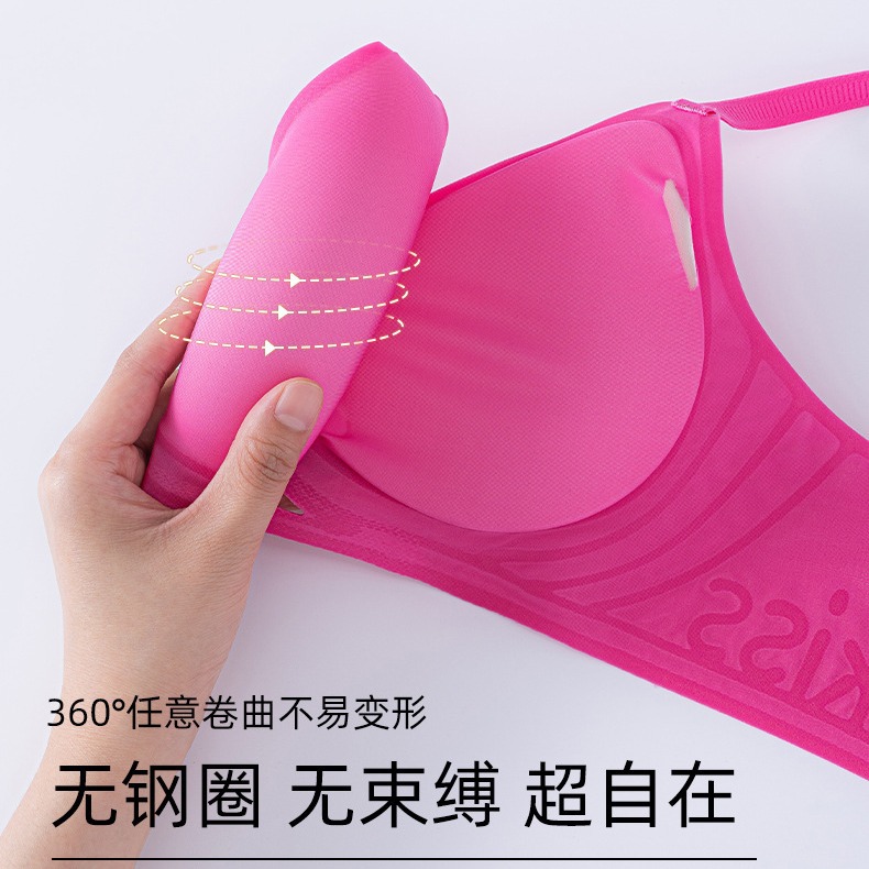 Venta directa de fábrica comercio electrónico transfronterizo Sudeste de Asia Vietnam Tailandia damas desnudas gelatina sin costuras colección lateral sujetador