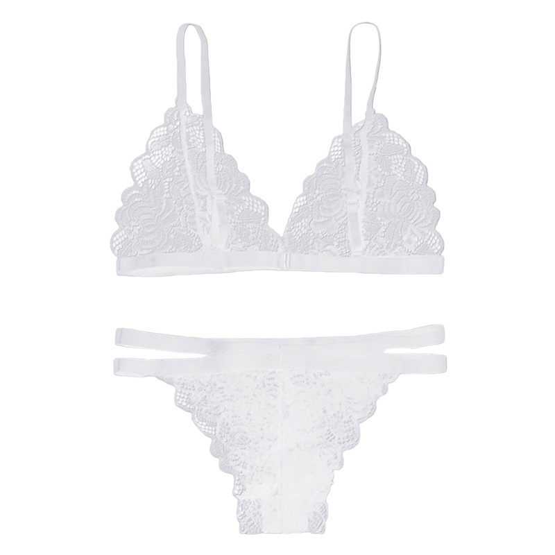 En stock encaje de tres puntos sexy perspectiva 2023 Nueva medianoche caliente chica sexy Lencería europea y americana transfronteriza entrega de una pieza