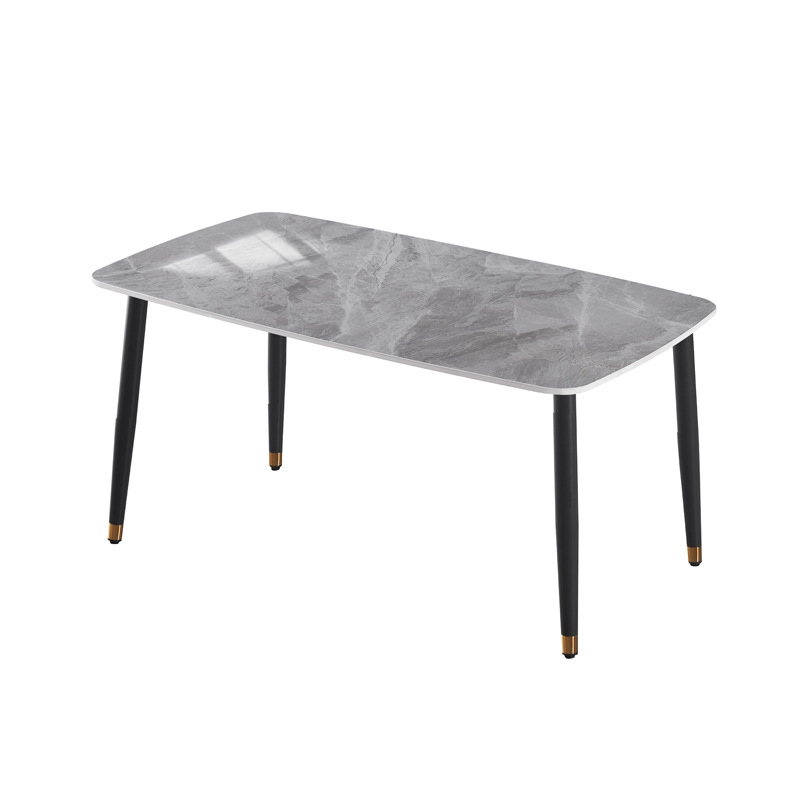 Pierna dorada brillante italiano gris curvado