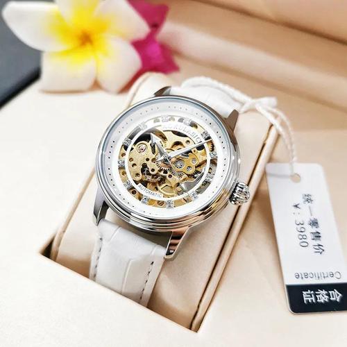 Orioles hollowed-out diamond-studded automatic ladies' fashion minimalist glow-in-the-dark water-resistant watch for women trendy