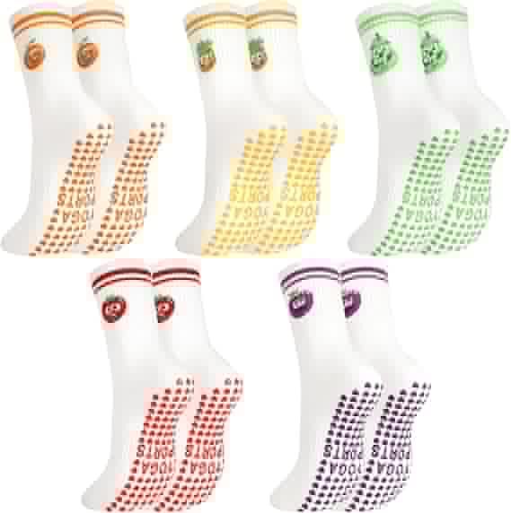 Minimum Order of 500 Pairs of Cute Non-Slip Yoga Socks for Women, Pilates Socks, Workout Sticky Slippers