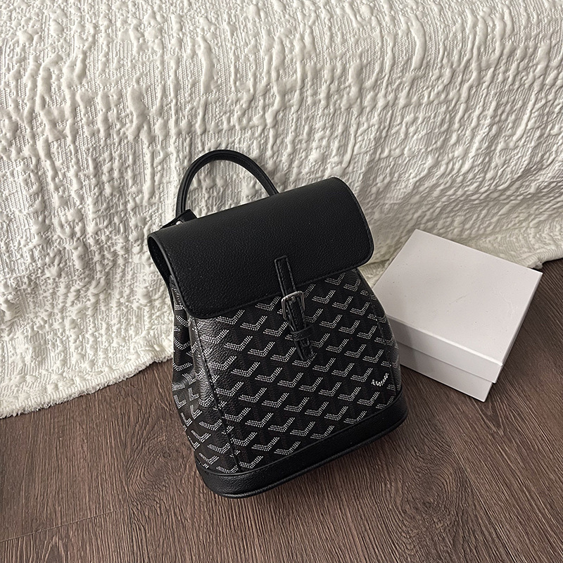Goyard Alpin Backpack Mini Black Goyardine Canvas