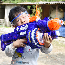 電動連發兒童玩具槍軟彈槍5仿真9男童手槍加特林搶男孩子6-8歲7