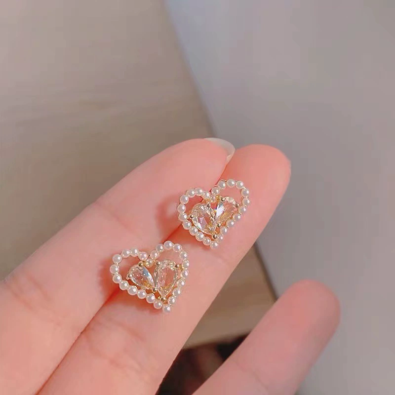 Серебряная игла, универсальные модные длинные серьги из жемчуга, серебро 925 пробы, интернет-знаменитость