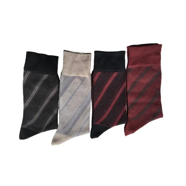 Antibacterial Soft Breathable High Elastic Mercerized Cotton Value Business Men's Ankle Crew Socks