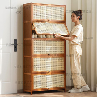Shoe Rack Household Doorway Indoor Entrance Bedroom Storage Cabinet Simple Modern Dustproof Shoe Cabinet Storage Cabinet