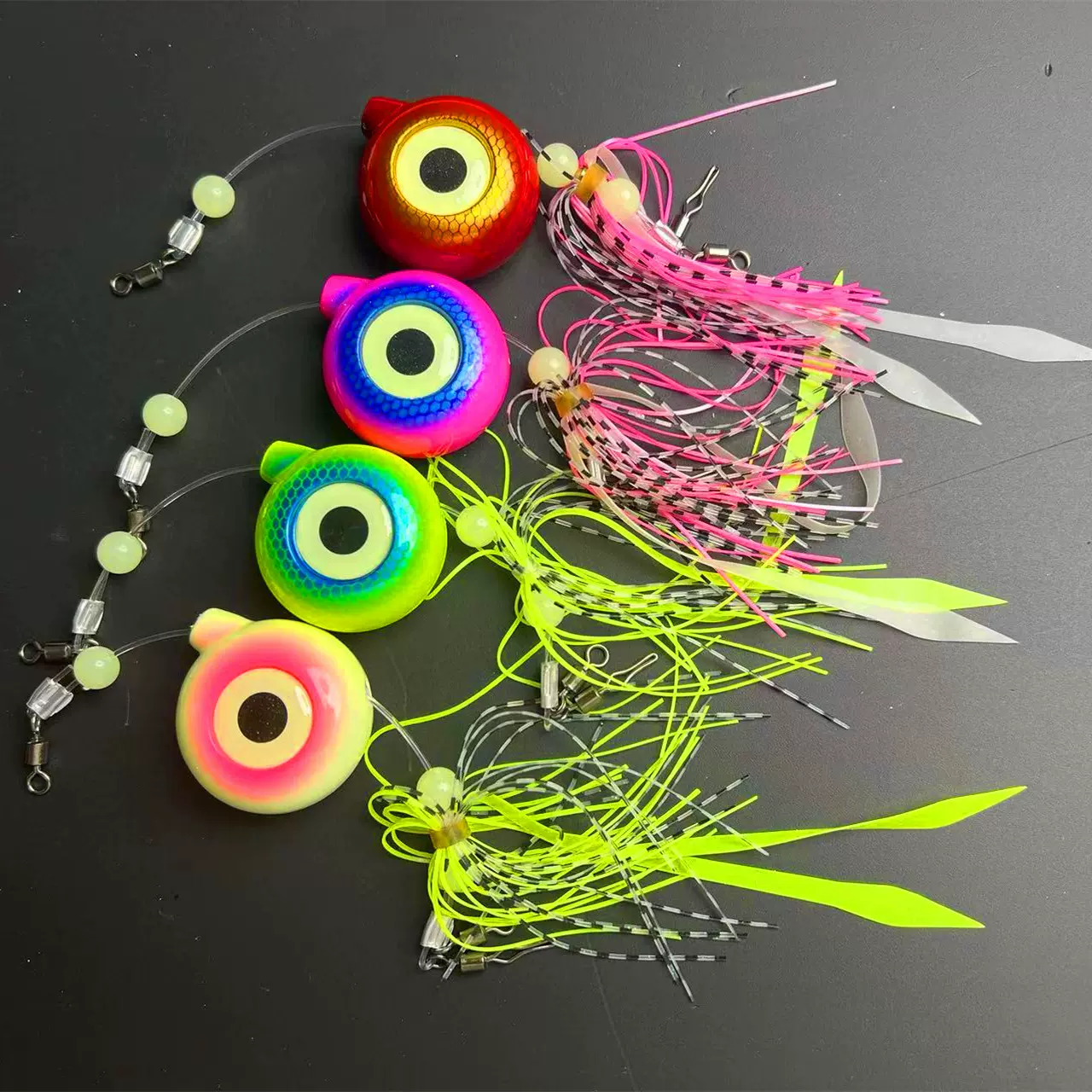 炎月海钓铁板100克150克200克300夜光饵胡须老真鲷鲈鱼鳕鱼海钓饵