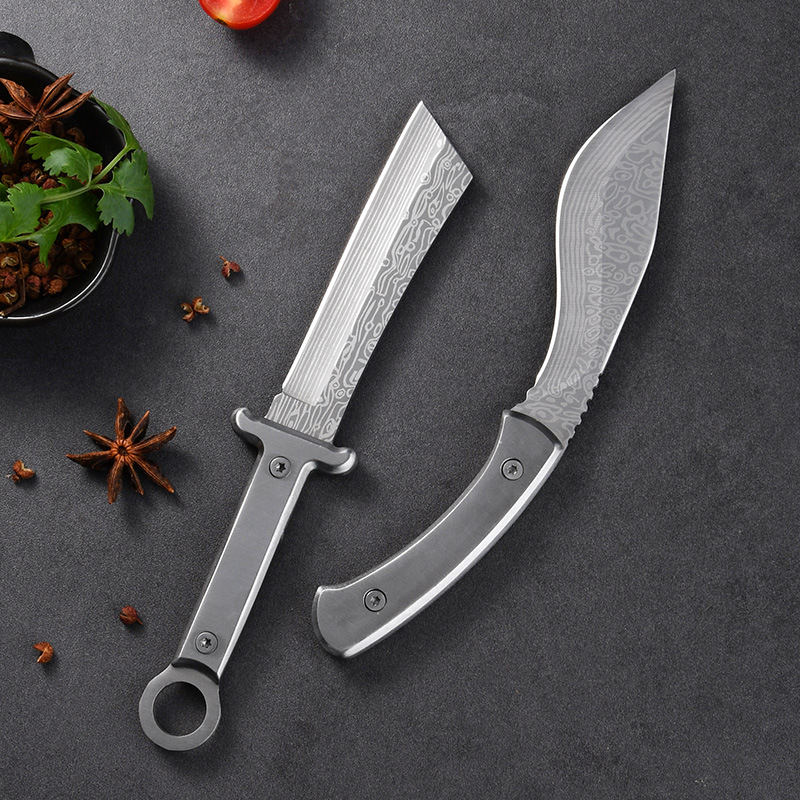 户外刀具防身冷兵器小刀随身锋利尼泊尔野外生存开刃切肉狗腿直刀