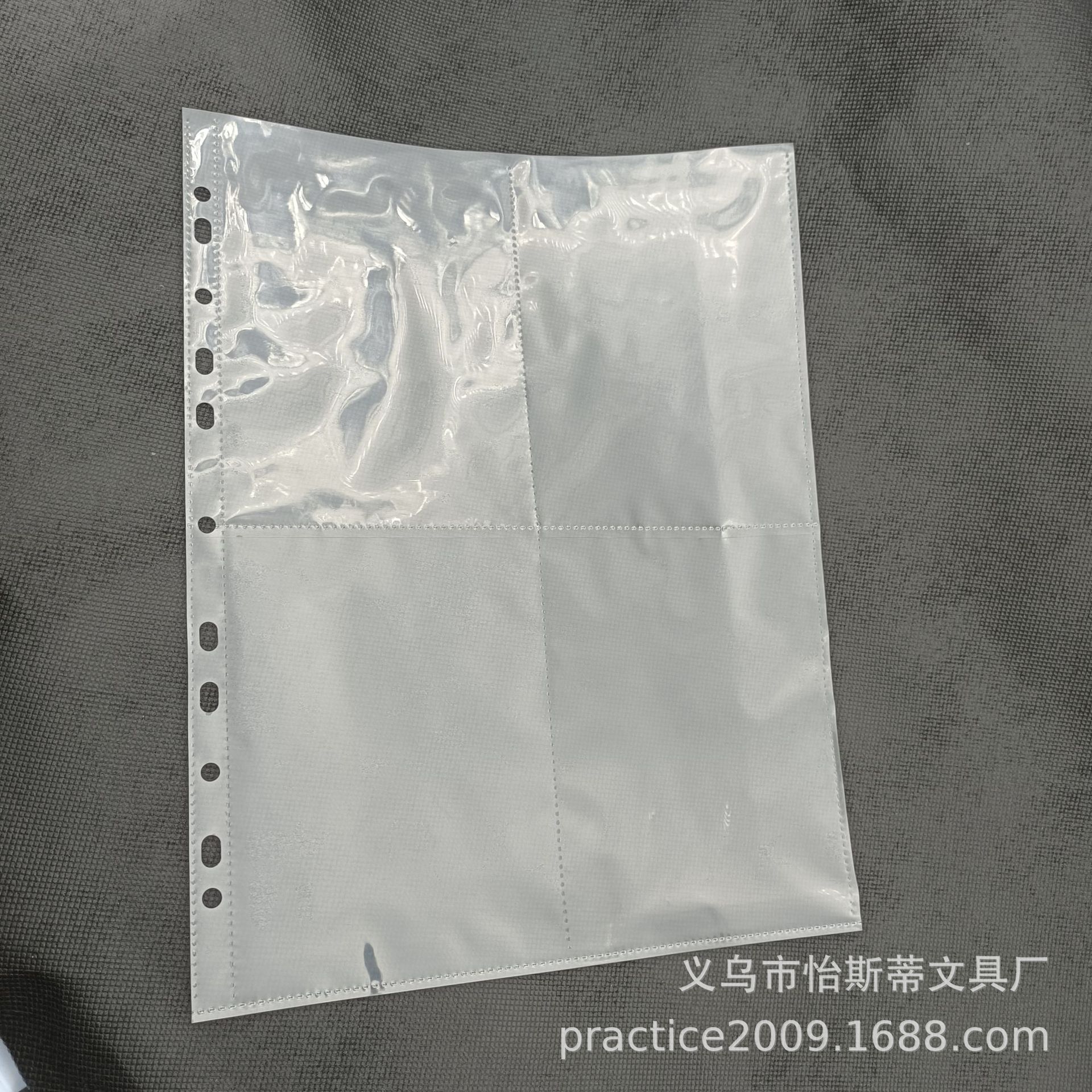 Custom PP material transparent inner page installation game card…
