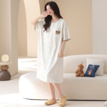 ���ؼ�69.9Ԫ���ļ��¿��100%Ůʿ���ص�Բ�����˯��ȹ�Ҿӷ�