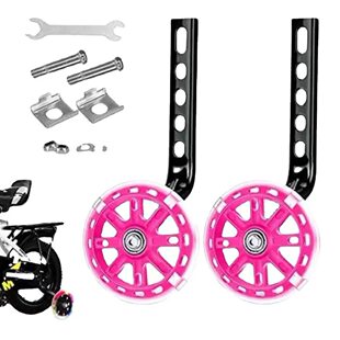 Children's bicycle, protective flashing auxiliary wheels, 20 inch, teaches balance