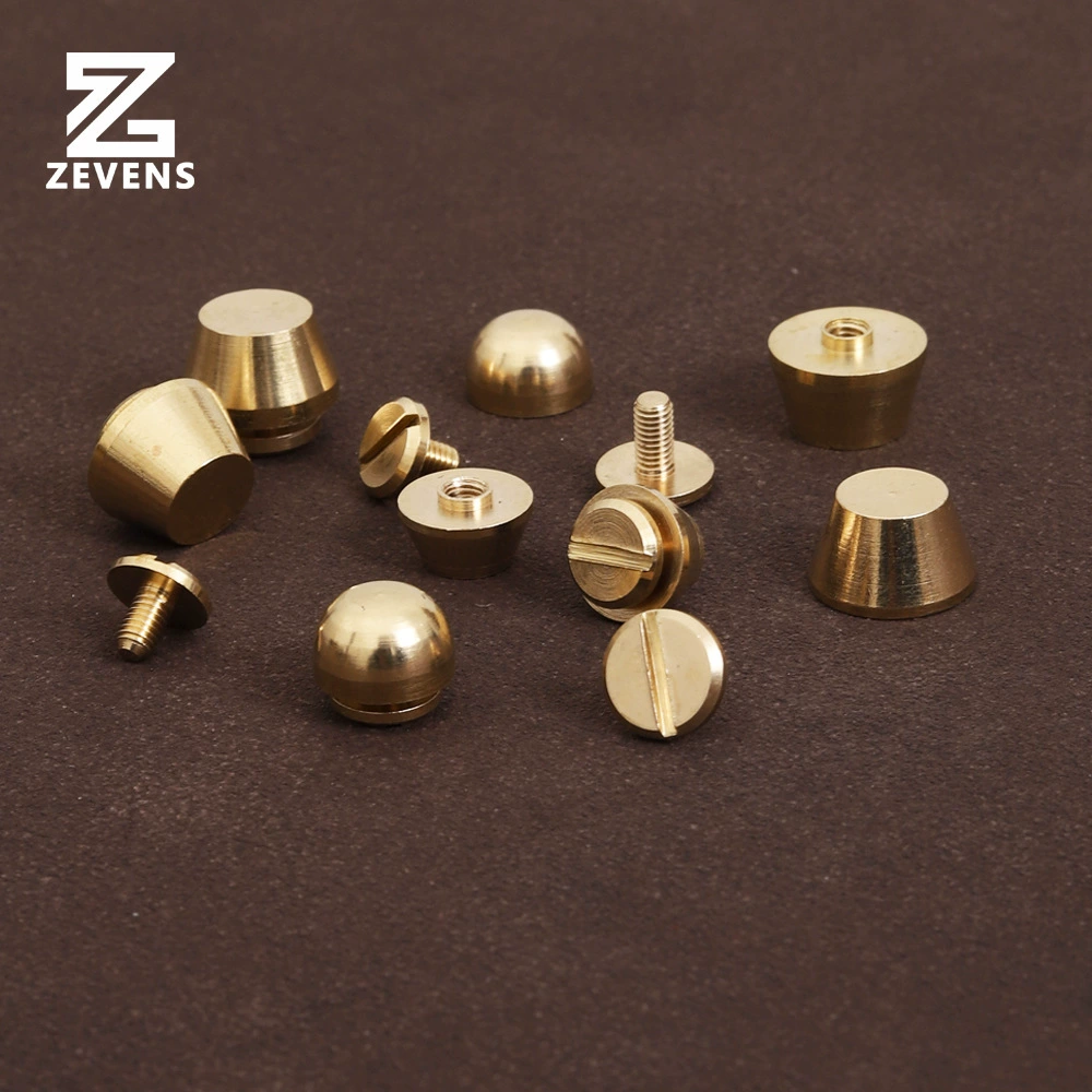 Латунь багажа ногти чистой латуни материал багажа аксессуары сумка аксессуары база винты