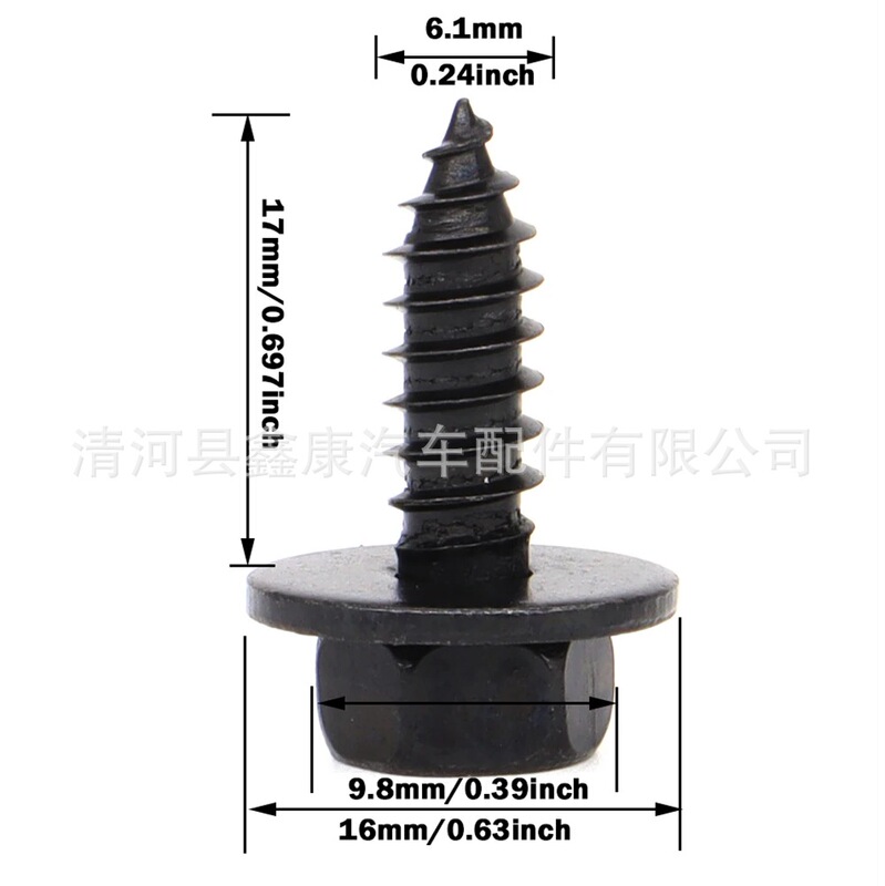 90159-60498 Is Suitable for Toyota/Lexus Fender Bumper Hex Head Self-Tapping Screws 90159-60498 Is Suitable for Toyota/Lexus Fender Bumper Hex Head Self-Tapping Screws