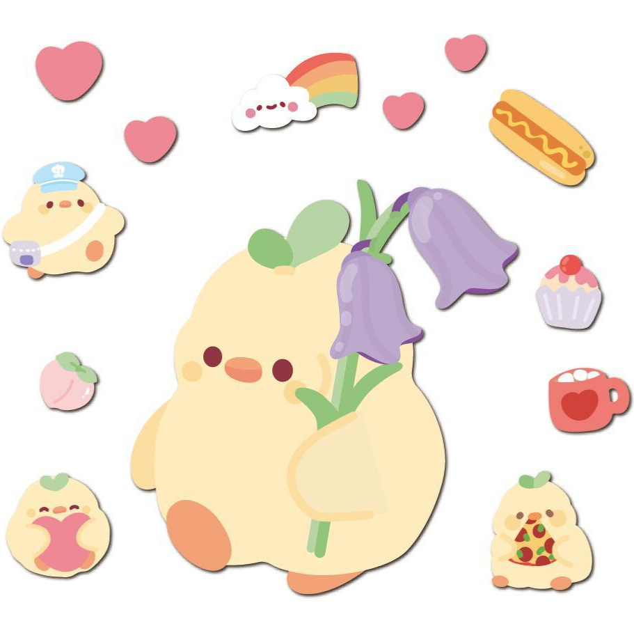 Etiqueta engomada del refrigerador tablero de mensajes ins escritura borrable pizarra etiqueta magnética conejo año creativo decoración de Año Nuevo nota etiqueta Tabla de recetas