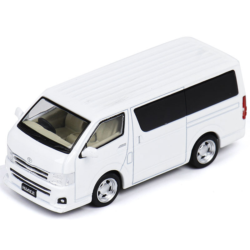 MASIDI 1:64 2010 도요타 바다 사자 밴 버스 합금 자동차 모델 시뮬레이션 컬렉션 자동차 모델