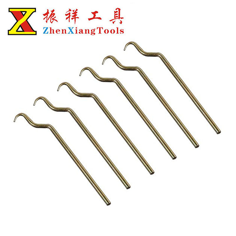 纯钢制扎丝钩钢筋扎丝钩扎钩螺纹钢筋黄扎钩高硬度钢筋钩钢筋钩