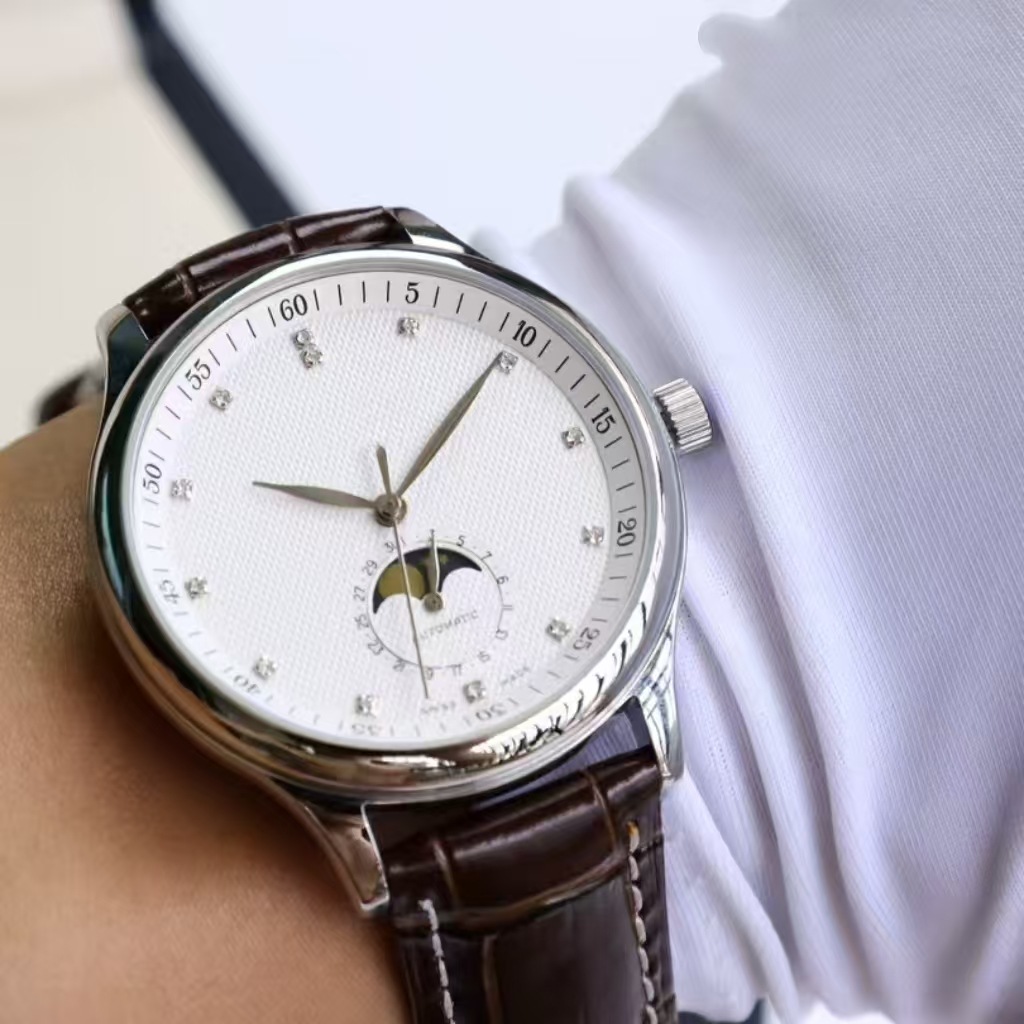 브라운 가죽 다이아몬드 화이트