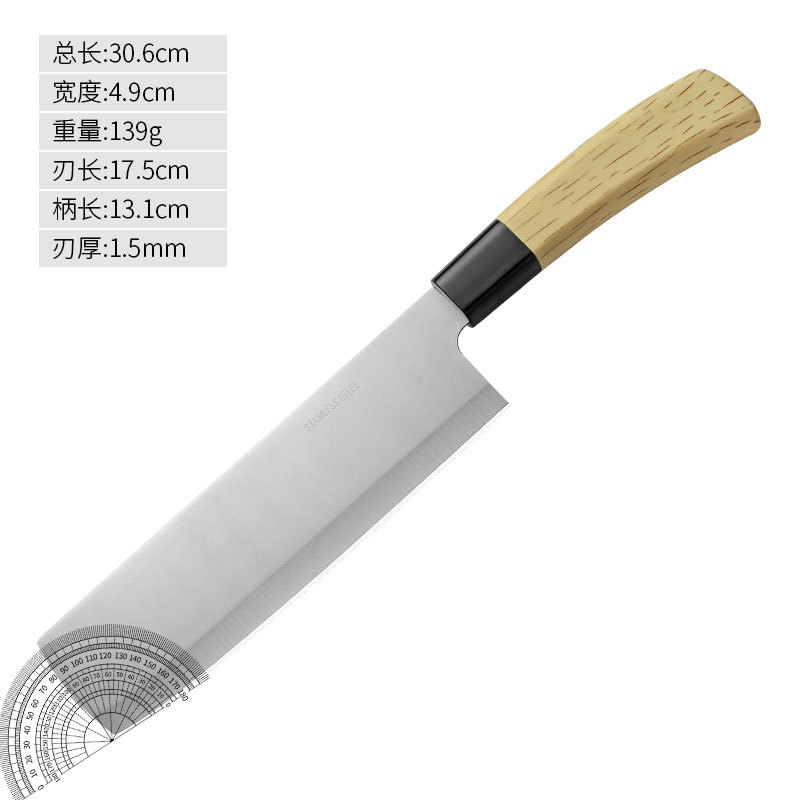 Yangjiang Knife Kitchen hogar cuchillo de acero inoxidable mango de plátano 14 juegos de cuchillos multipropósito fábrica al por mayor