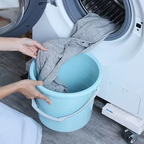 Plastic small bucket, children's storage system, increased thickness