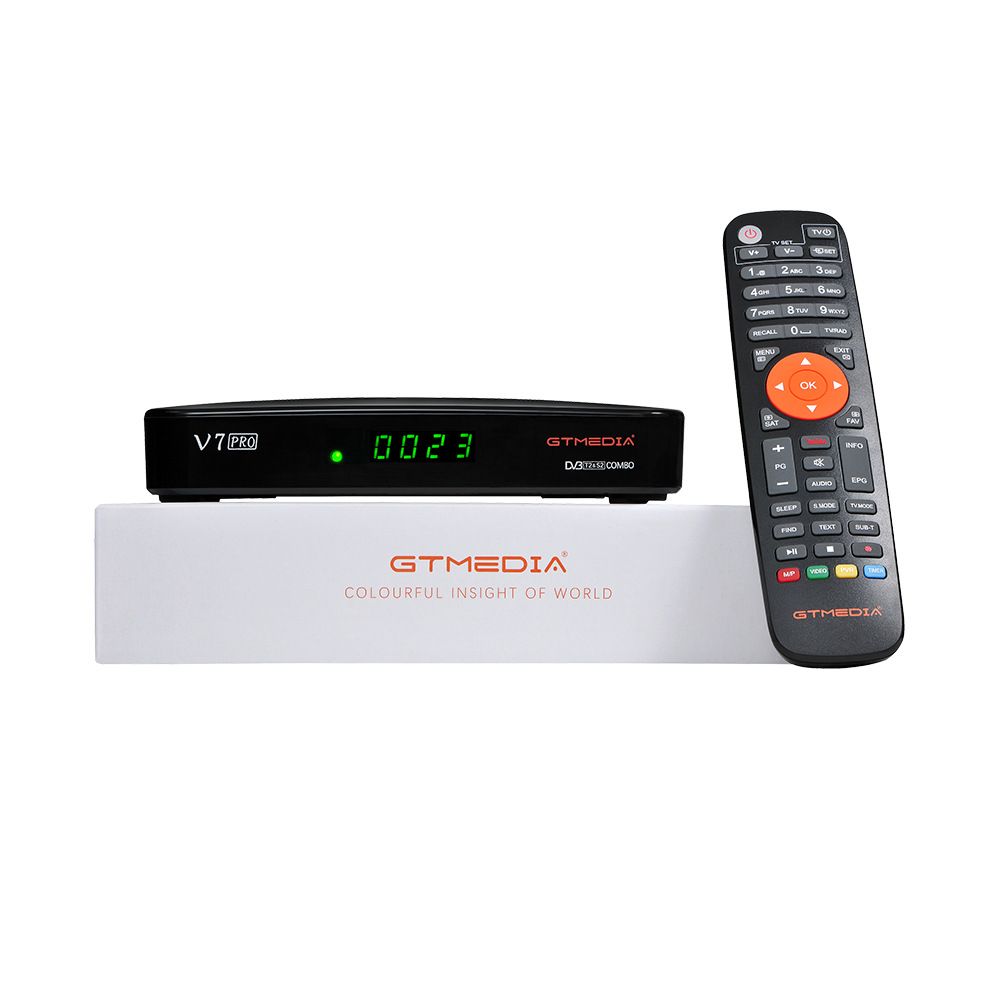 GTMEDIA V7 Pro TV Box Satellite Receiver Combo DVB-S/S2/S2X