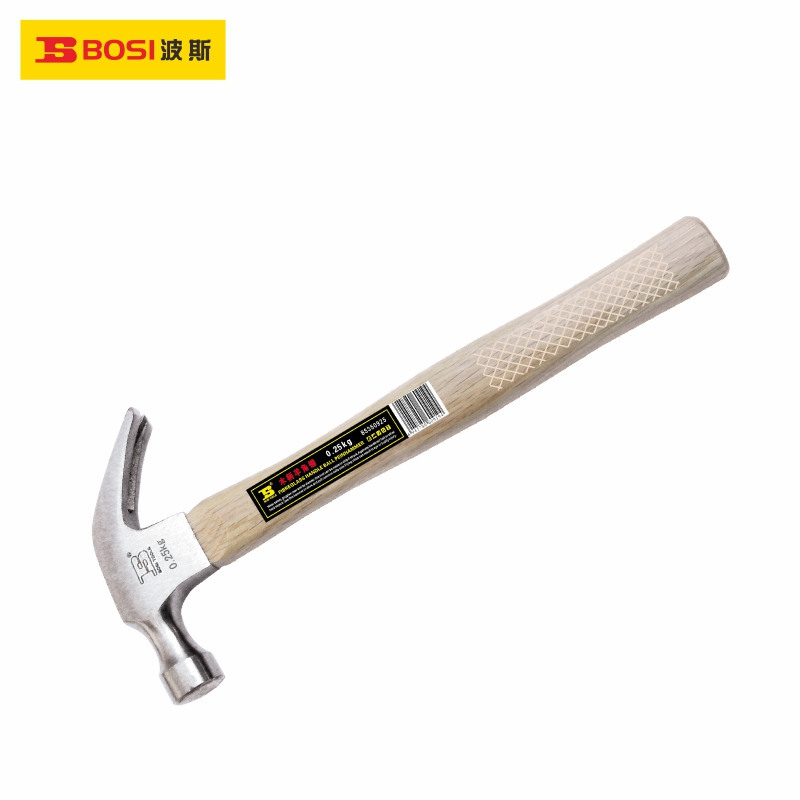 波斯工具 木柄羊角锤0.25KG 0.5KG圆头 钳工 锤子高碳钢BS350925