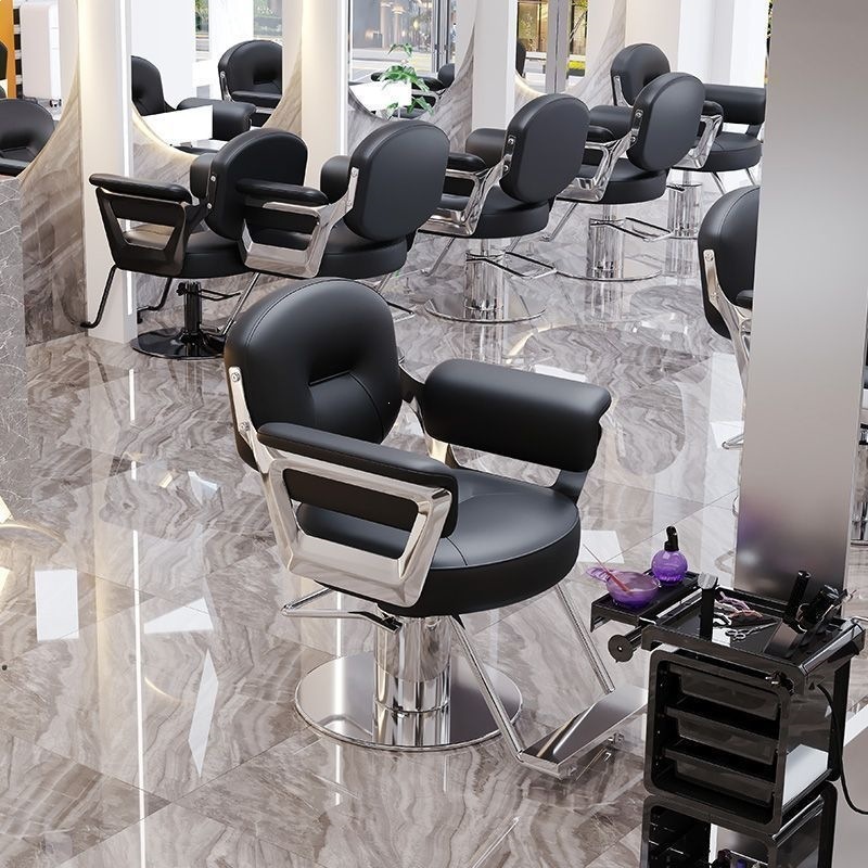Barbería en línea silla de peluquería 26 sillas salón de peluquería especial barbería de moda nueva silla de corte de cabello de alta gama